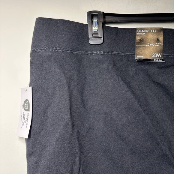 INC International Concepts Black Ponte Pant Plus Size Pant - Picture 4 of 6